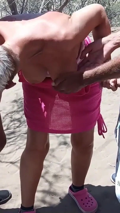 Epic moment from "CoraBitch in the dunes of Maspalomas in Gran Canaria"