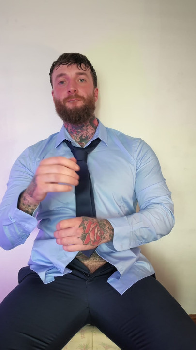 Tattooed Dom Shirt & Tie Worship Preview
