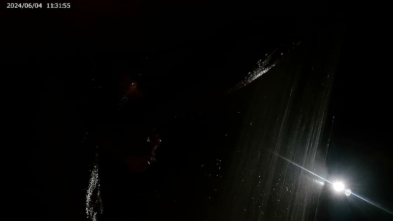 Skinny Petite Butt in Shower