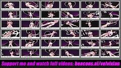 Người châu Á khỏa thân gợi cảm - chỉ khiêu vũ trong vớ (hentai 3d)