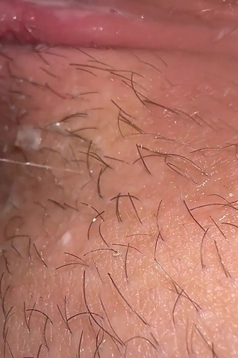 Girl Sat on Camera - My Wettest with Discharge During Ovulation