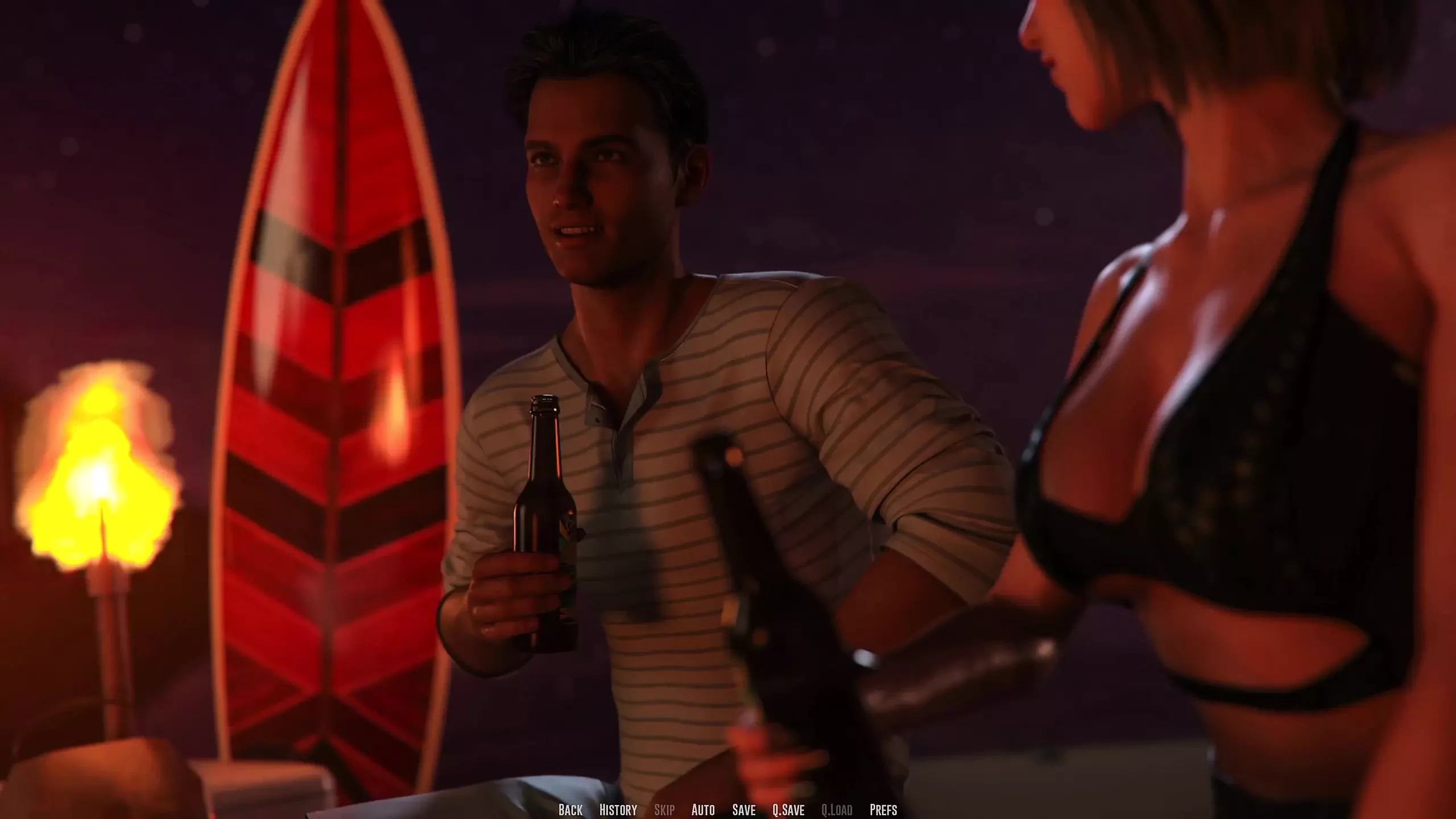 Un salvavidas de la bahía muy afortunado parte 4