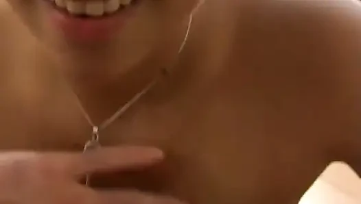 Horny slut opens wide and takes hard cock into her warm wet mouth
