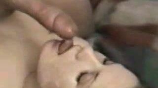 amateur milf gets fucked and a facial