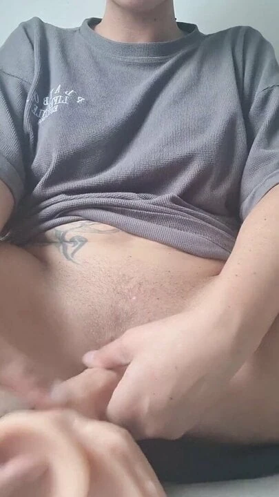 German Girlfriend plays with Big Dildo
