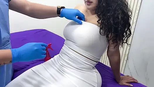 He opened my legs, looked at my pussy and smashed it