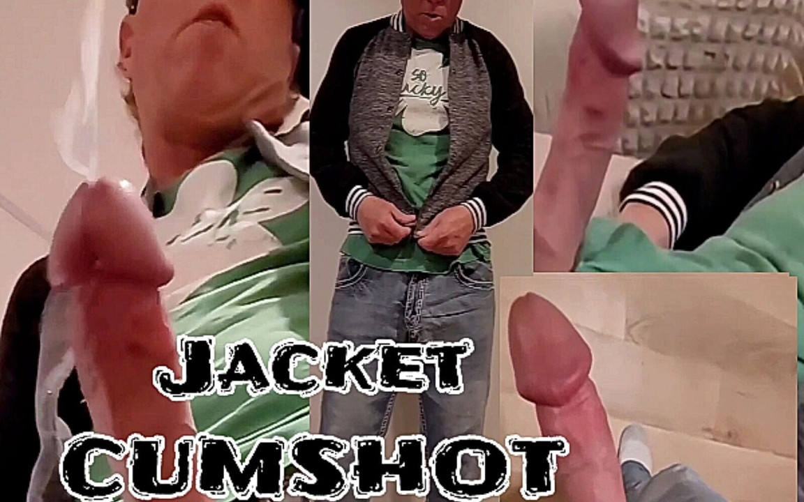 Grosse bite, veste, mains, éjaculation