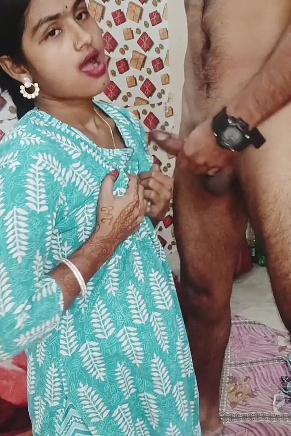 Session 22. Indian Desi Romantic Couple, Blowjob Cumshot Sex