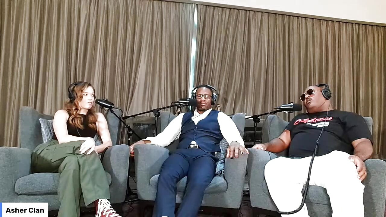 Artistes pour adultes, conversation sur le canapé avec Katie Kush, Jamie Knox et Mrflourish Podcast Asherclantv