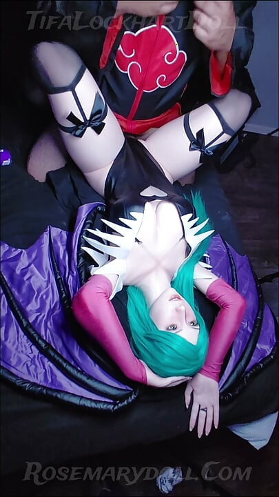 Aerith x Morrigan Darkstaklers Cosplay. Angle #2