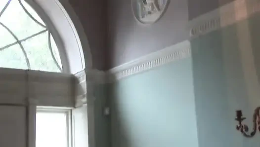 Азиатский татуированная мужик с большими сиськами обожает блондинку с большими сиськами на члене