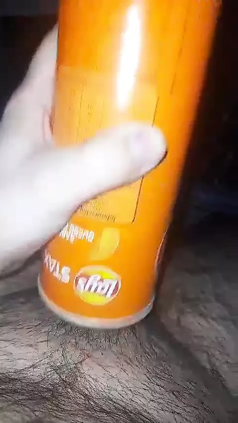 MAsturbation con juguete casero