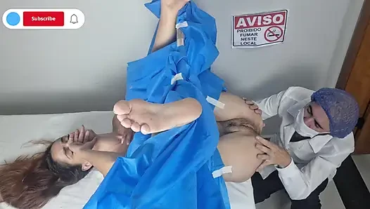 Fake Doctor Fucks Patient During Exam!