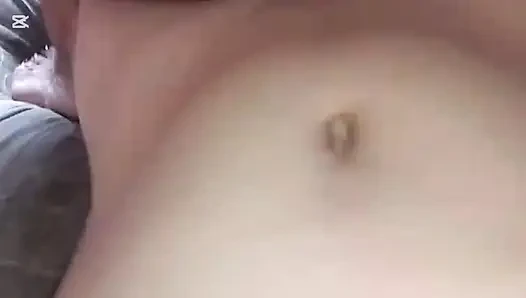 My stepmother comes into my room and notices that I'm masturbating while she talks to me.