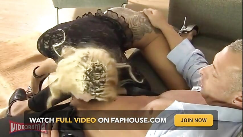 Blonde Dream Woman with Tattoos Lust for Sex