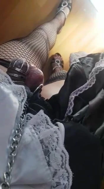 Sissy walk after cum