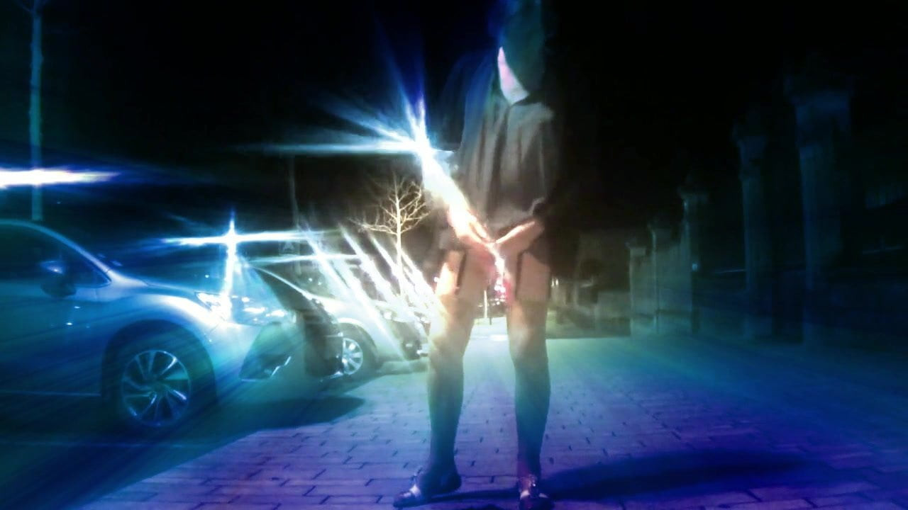 transgender travesti sounding urethral  outdoor road 22