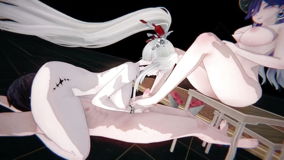 Wuthering Waves - Lucilla X Hiyuki FFM Sex -3d Hentai Animations