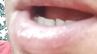 Sexy lips with mouth compilation Russian Milky way