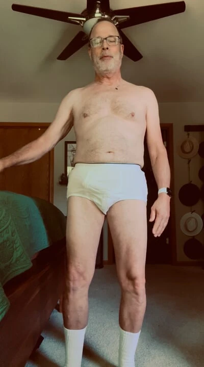 Getting naked and stroking BWC