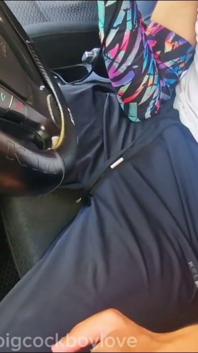 A stranger on the highway sucked a sissy's big cock until he came hot loads! | Clip 1