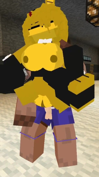 Minecraft Fapcraft: Fazclaire's Nightclub Edition Fucking Type 1 hoặc Golden Bonfie, Golden Bonnie, trong đít và đụ mặt | Đoạn video ngắn 2