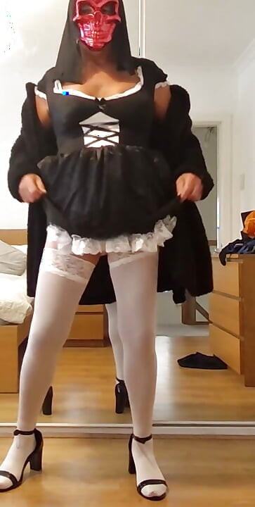 New Cut , Sissy Maid Crossdresser , Stockings + Heels, Feeling Sexy