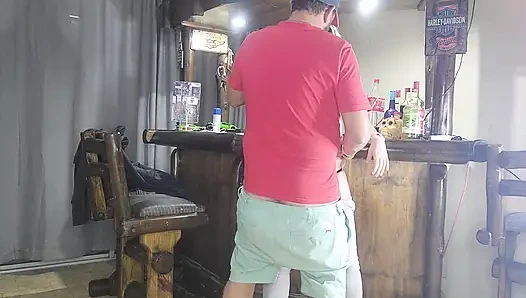 Hot Blonde Losing Her Jeans for a Quick Fuck Doggystyle