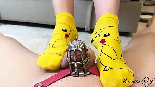 socken auf deiner keuschheit