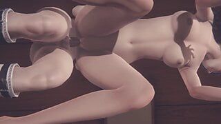 无尽未经审查的 3D - 卡诺四肢性交