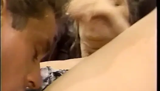 MILF Fucks Young Man on Couch