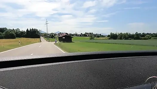 Roadside Creampie Challenge: Free Ride Full Load in My Pussy!