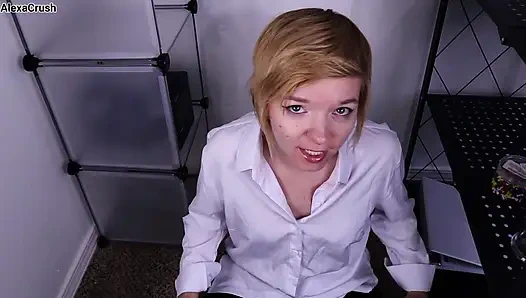 Caught in the Stockroom POV Blowjob