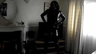 pvc and thigh boots