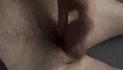 Dad needs to relieve his morning erection.