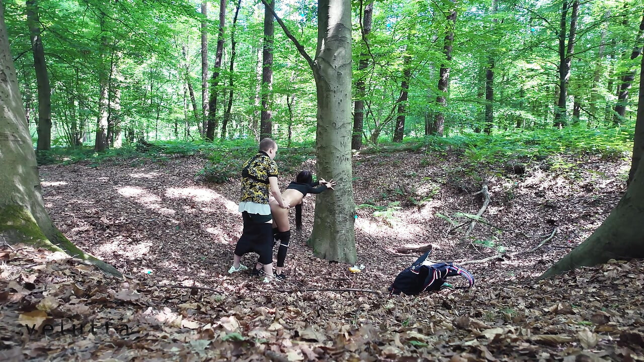 Extreme Outdoor Sex in a German Forest