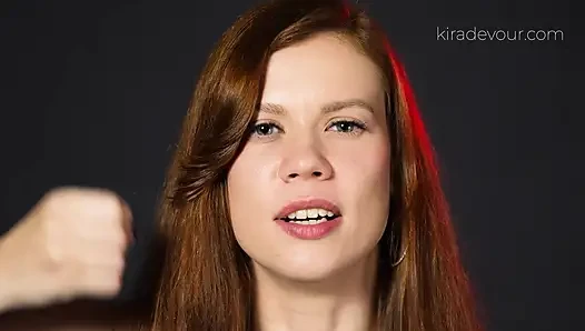 BLICKKONTAKT - russische WICHSANLEITUNG - Kira de Vour