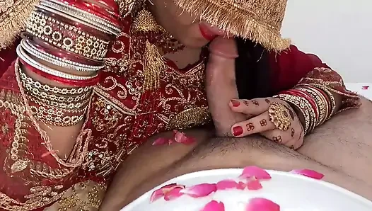 Suhagrat - seks malam pernikahan pertama - pasangan hot India baru