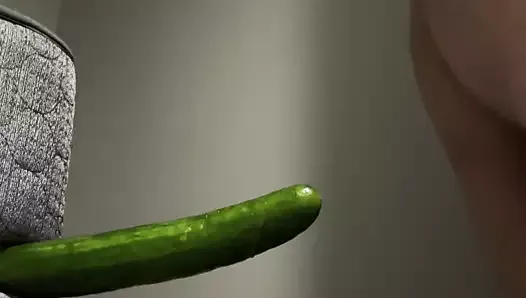 Taking a 9 inch cucumber