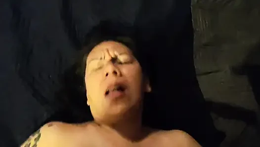 A massage ended in intense sex