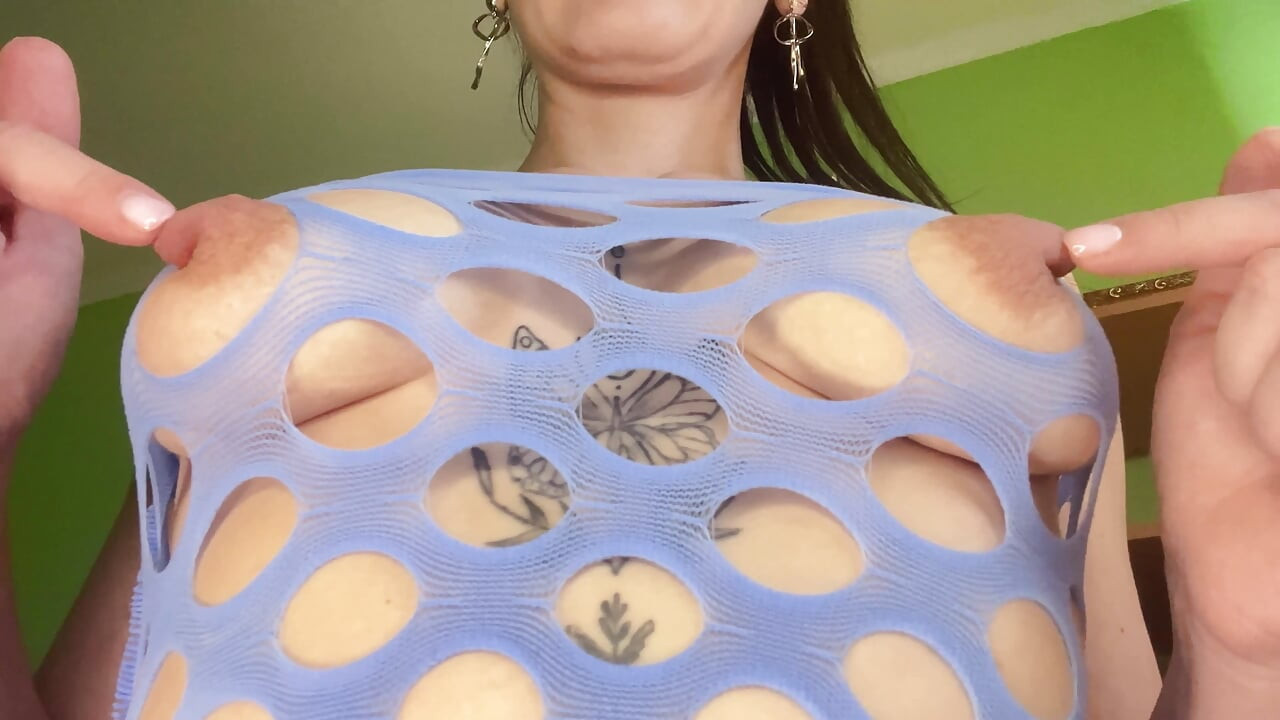 These nipples are so huge that they turned my favorite dress into a mesh