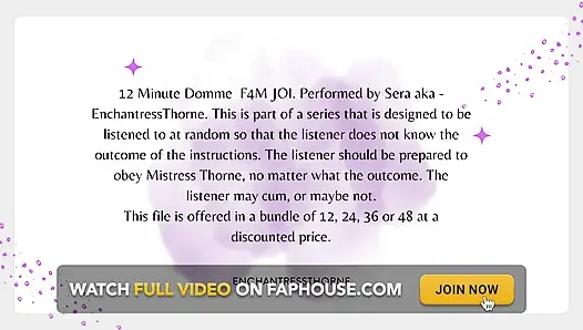 Femdom JOI 05