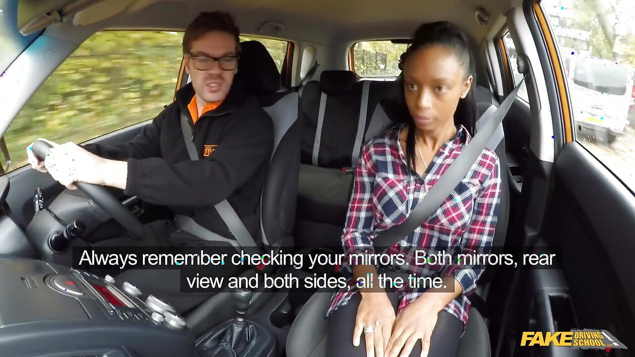 Fake Driving College - Fake Driving College Examiner Trades a Make-up Test for a Hot All-girl Pussy Eating Session