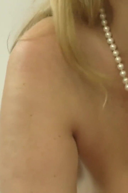 Blonde Slut Squirted on Tits