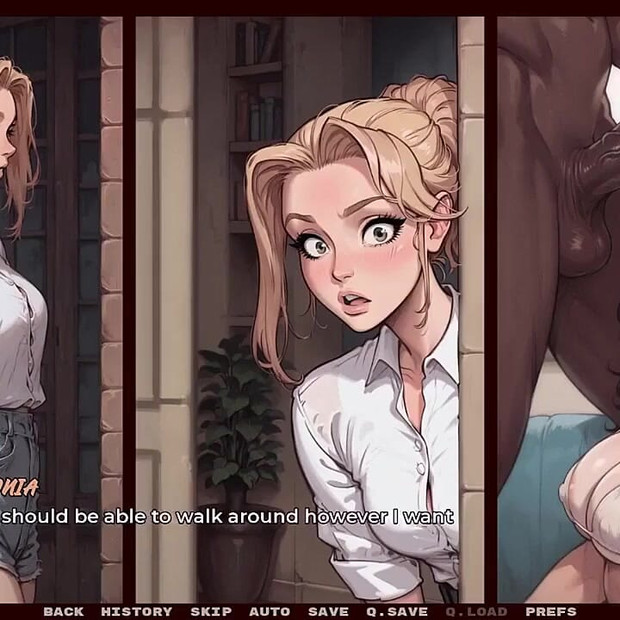 White Girl Watches While BBC Fucks Stepmom- My New GF #8- Rule 34 Game