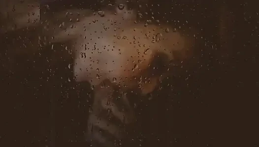 Mature Wife Enjoying Rainy Day (oldie Style)