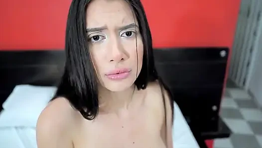 Joy Ambar Prada Gives Me a Messy Blowjob Until I Cum