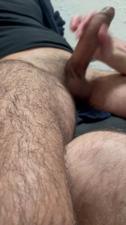 Must-see moment from "Sucking my friend's cock and making him cum with a spit-filled handjob"