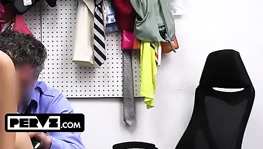 Latina Cami Strella Caught Stealing And Gets Punished By Mall Cop