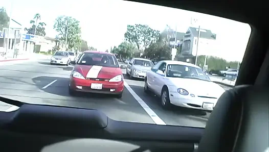 90s Hitchhiker Gets a Huge Facial and a Ride!